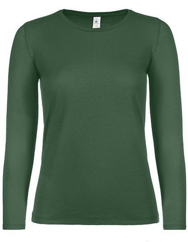 Damen shirt langarm - langarm, rundhals