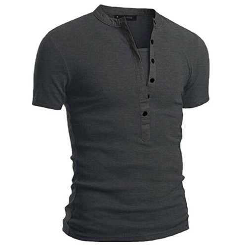 Herren shirt mit knopfleiste - herren-t-shirt,