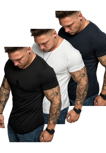Herren 3er pack - herren, t-shirt