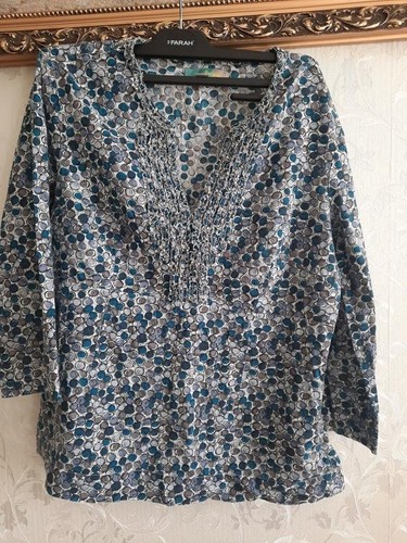 Women boden shirt grey cotton - women,