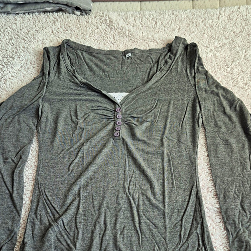 Damen basic langarmshirt - damen,