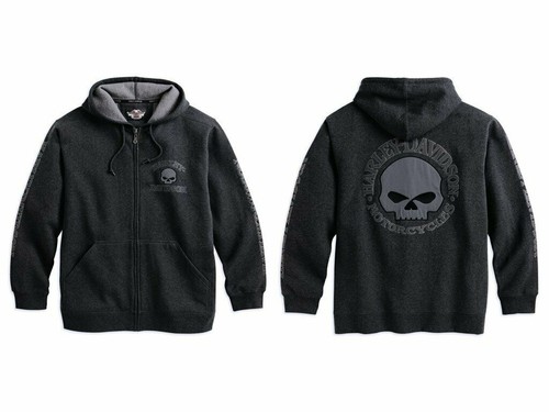 Harley davidson skull zip - skull,