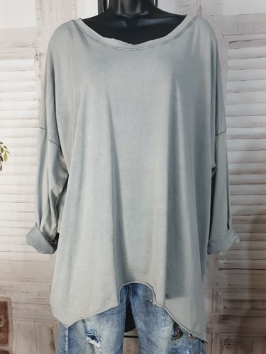 Damen langarm shirt vokuhila - langarm,